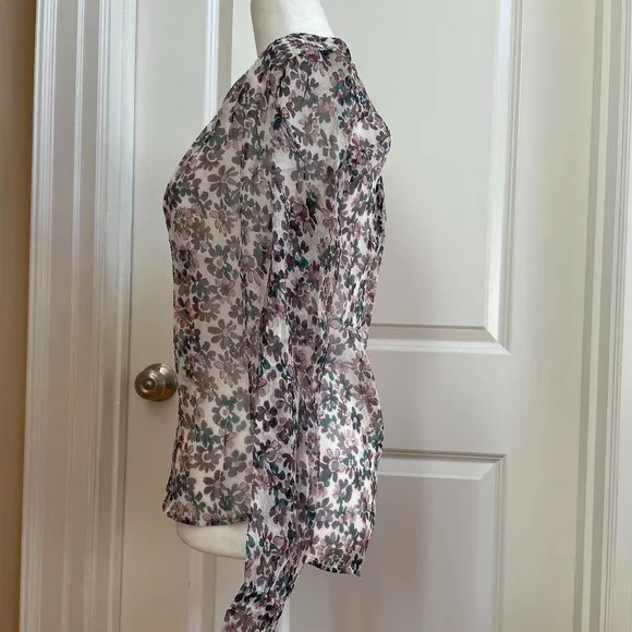 Susan Silk Long-Sleeve Floral Blouse from rag & bone - Picture 7 of 11